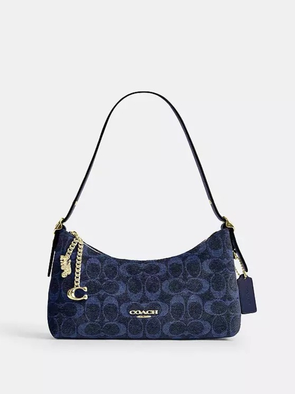 Coach Emeilia Shoulder Bag In Sugnature Chenille